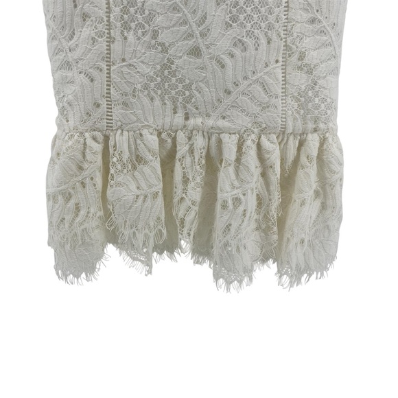 NEW LOVERS + FRIENDS Wanderlust White Lace Midi Dress Size Small - Picture 5 of 12